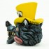 Wolf in Top Hat - yellow